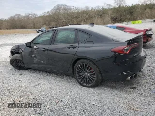 2021 Acura TLX Type S with VIN 19UUB7F05MA000654, listed as a Copart auction lot 46806005 with 65,022 mi miles and Salvage Title. Bid and sale history available at carsss.com. Image 2.