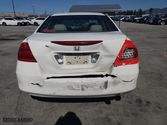2006 Honda Accord Sdn LX SE with VIN 1HGCM56366A056237, listed as a Copart auction lot 49353965 with 230,329 mi miles and Salvage Title. Bid and sale history available at carsss.com. Image 6.