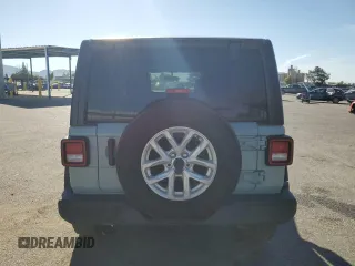 2023 Jeep Wrangler Sport S with VIN 1C4HJXDG5PW623797, listed as a Copart auction lot 50258875 with 16,518 mi miles and Salvage Title. Bid and sale history available at DreamBid. Image 6.