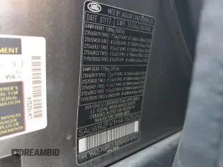 2017 Land Rover Range Rover Sport HSE z VIN SALWR2FV1HA162524, wystawiony jako Copart lot #54101265 z przebiegiem 132 454 mil mil oraz Szkoda całkowita • Salvage title. Historia ofert i sprzedaży dostępna na DreamBid. Obrazek 13.