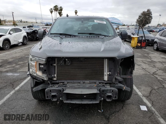 2020 Ford F-150 XL with VIN 1FTEW1CP3LKE39043, listed as a Copart auction lot 44728905 with 146,597 mi miles and Salvage Title. Bid and sale history available at carsss.com. Image 5.