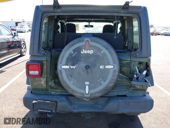 2021 Jeep Wrangler Sport S with VIN 1C4GJXAG3MW737454, listed as a IAAI auction lot 40392262 with 29,330 mi miles and . Bid and sale history available at DreamBid. Image 6.