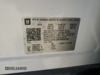 2019 Chevrolet Equinox LS with VIN 3GNAXHEV8KS659787, listed as a Copart auction lot 49732995 with 87,834 mi miles and Clean Title. Bid and sale history available at DreamBid. Image 13.