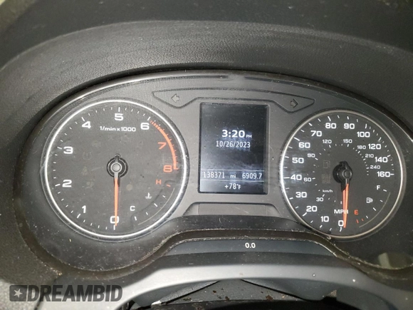 2015 Audi A3 1.8T Premium with VIN WAUACGFF6F1115234, listed as a Copart auction lot 73282083 with 138,371 mi miles. Bid and sale history available at carsss.com. Image 9.