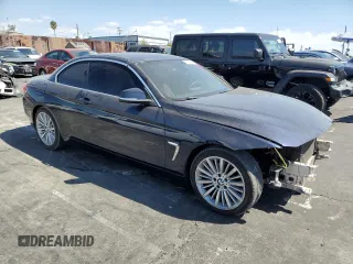 2014 BMW 4 Series 428i with VIN WBA3V7C55EP771290, listed as a Copart auction lot 71844444 with 83,710 mi miles and Salvage Title. Bid and sale history available at DreamBid. Image 4.