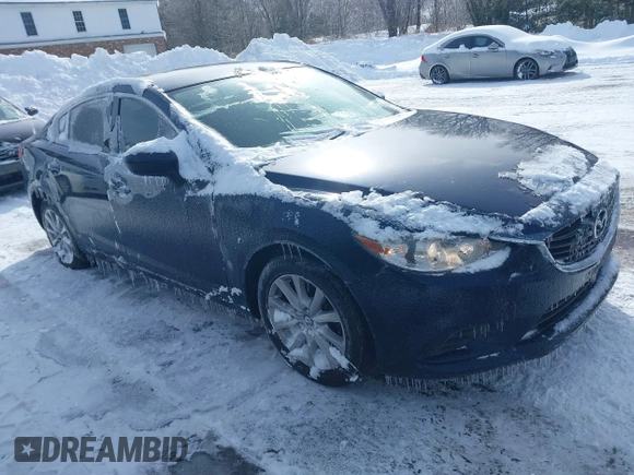 2016 Mazda 6 i Sport with VIN JM1GJ1U53G1407290, listed as a IAAI auction lot 41579668 with 131,527 mi miles and . Bid and sale history available at DreamBid. Image 1.