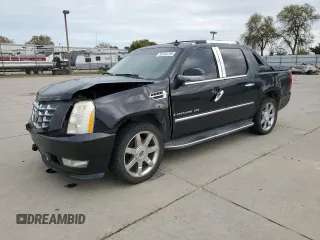 2007 Cadillac Escalade EXT with VIN 3GYFK62877G272393, listed as a Copart auction lot 50183755 with 150,715 mi miles and Salvage Title. Bid and sale history available at carsss.com. Image 1.