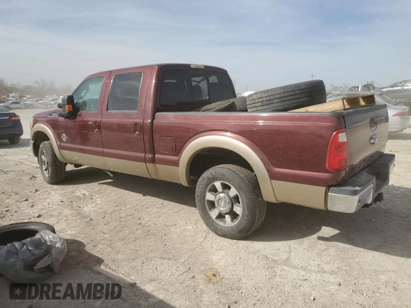 2013 Ford F-250 XL with VIN 1FT7W2BT3DEA28724, listed as a Copart auction lot 47623275 with 128,769 mi miles and Salvage title. Bid and sale history available at DreamBid. Image 2.