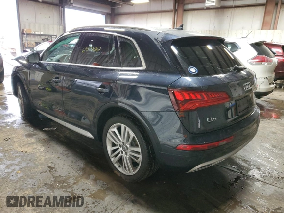 2018 Audi Q5 Premium Plus with VIN WA1BNAFY3J2024953, listed as a Copart auction lot 69177082 with 66,387 mi miles. Bid and sale history available at carsss.com. Image 2.