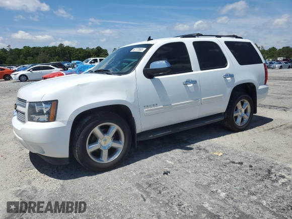 2013 Chevrolet Tahoe LS with VIN 1GNSCAE09DR117843, listed as a Copart auction lot 52773565 with 160,226 mi miles and Salvage title. Bid and sale history available at DreamBid. Image 1.