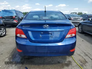 2017 Hyundai Accent SE with VIN KMHCT4AE6HU217204, listed as a Copart auction lot 62263483 with 76,428 mi miles. Bid and sale history available at carsss.com. Image 6.