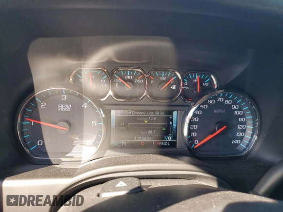 2019 GMC Yukon SLE with VIN 1GKS1AKCXKR108826, listed as a Copart auction lot 44177645 with 115,682 mi miles and Salvage Title. Bid and sale history available at carsss.com. Image 9.
