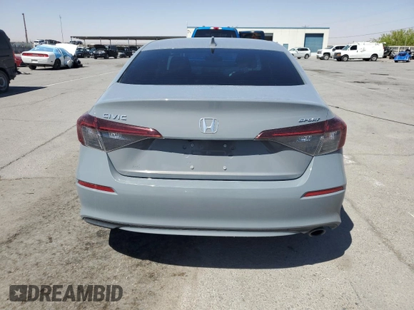2025 Honda Civic Sport with VIN 2HGFE2F5XSH509264, listed as a Copart auction lot 53260775 with 17,169 mi miles and Salvage title. Bid and sale history available at DreamBid. Image 6.