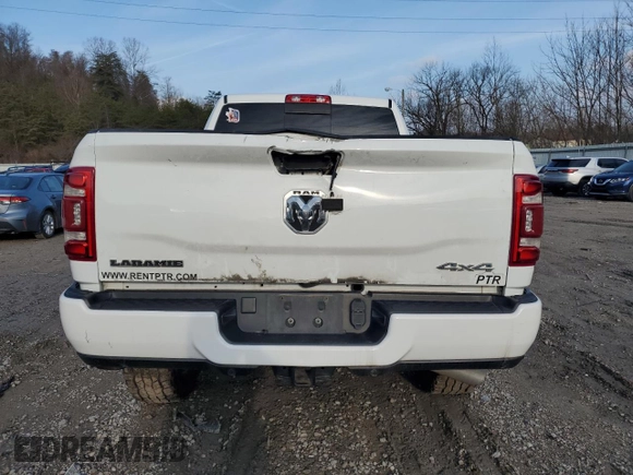 2023 Ram 2500 Laramie with VIN 3C6UR5FL2PG514919, listed as a Copart auction lot 44250605 with Not provided miles and Salvage title. Bid and sale history available at DreamBid. Image 6.