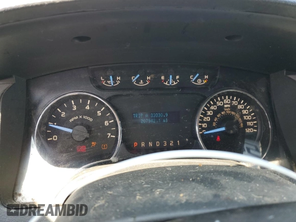 2011 Ford F-150 XL with VIN 1FTEX1CM7BFB19749, listed as a Copart auction lot 66301655 with 207,942 mi miles and Salvage title. Bid and sale history available at DreamBid. Image 9.