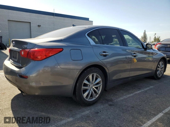 2017 Infiniti Q50 Premium with VIN JN1EV7AP3HM735316, listed as a Copart auction lot 58159225 with 80,793 mi miles and Salvage title. Bid and sale history available at DreamBid. Image 3.