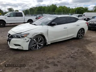 2018 Nissan Maxima SV z VIN 1N4AA6AP8JC367430, wystawiony jako Copart lot #57401205 z przebiegiem 62 766 mil mil oraz Szkoda całkowita • Salvage title. Historia ofert i sprzedaży dostępna na DreamBid. Obrazek 1.