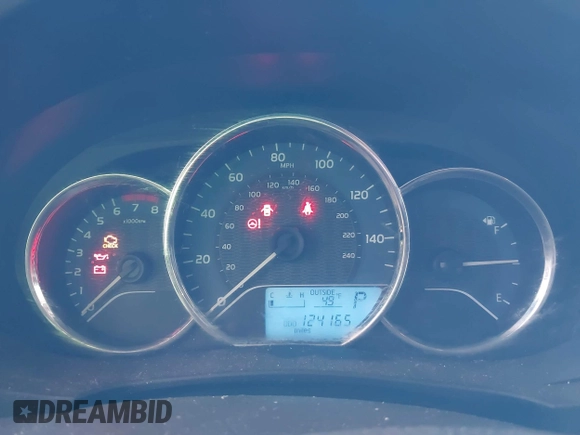 2016 Toyota Corolla L with VIN 5YFBURHE1GP482365, listed as a IAAI auction lot 41902840 with 124,165 mi miles and . Bid and sale history available at DreamBid. Image 7.
