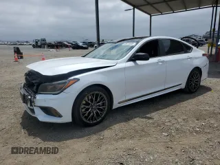 2018 Genesis G80 Sport с VIN KMHGN4JB2JU237330, выставлен на аукционе Copart как лот 58870695 с пробегом 61 417 миль миль и Списание • Salvage title. История ставок и продаж доступна на DreamBid. Изображение 1.