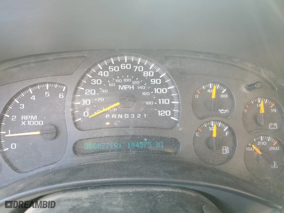 2007 Chevrolet Silverado 1500 Classic LT1 with VIN 1GCEC19X77Z154648, listed as a Copart auction lot 58427144 with 194,575 mi miles and Salvage Title. Bid and sale history available at carsss.com. Image 9.