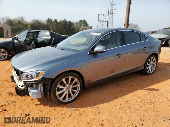 2017 Volvo S60 Inscription with VIN LYV402HK6HB150907, listed as a Copart auction lot 49161165 with 75,664 mi miles and Salvage Title. Bid and sale history available at carsss.com. Image 1.