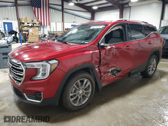 2022 GMC Terrain SLT with VIN 3GKALVEV4NL175721, listed as a Copart auction lot 86274264 with 56,121 mi miles and Salvage Title. Bid and sale history available at carsss.com. Image 1.