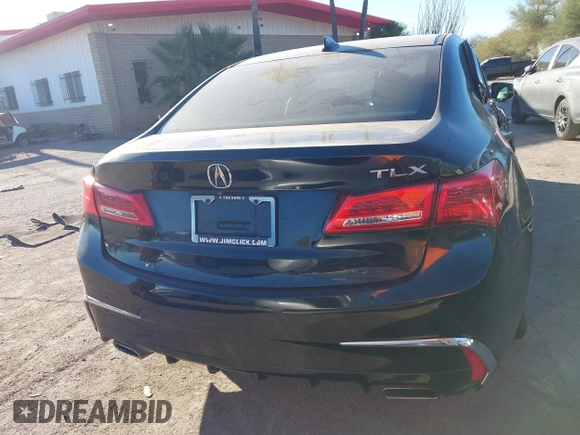 2018 Acura TLX with VIN 19UUB2F35JA005796, listed as a IAAI auction lot 40994752 with Not provided miles and . Bid and sale history available at DreamBid. Image 15.