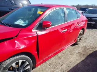 2016 Nissan Sentra SR with VIN 3N1AB7AP6GY262014, listed as a IAAI auction lot 41800744 with 198,494 mi miles. Bid and sale history available at carsss.com. Image 17.