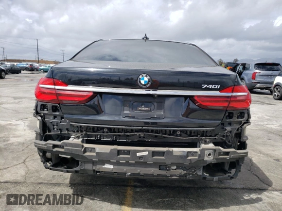 2016 BMW 7 Series 740i with VIN WBA7E2C54GG548312, listed as a Copart auction lot 45716263 with 74,249 mi miles. Bid and sale history available at carsss.com. Image 6.