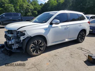 2018 Mitsubishi Outlander SEL z VIN JA4J24A55JZ049508, wystawiony jako Copart lot #57416475 z przebiegiem 61 638 mil mil oraz Szkoda całkowita • Salvage title. Historia ofert i sprzedaży dostępna na DreamBid. Obrazek 1.