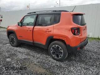 2015 Jeep Renegade Trailhawk with VIN ZACCJBCT0FPB74261, listed as a Copart auction lot 56067395 with 182,703 mi miles and Clean Title. Bid and sale history available at carsss.com. Image 2.