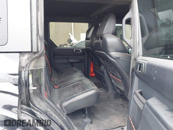 2023 Ford Bronco Raptor with VIN 1FMEE5JR2PLB77882, listed as a IAAI auction lot 41386503 with 19,318 mi miles. Bid and sale history available at carsss.com. Image 8.