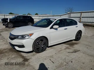 2016 Honda Accord Sport with VIN 1HGCR2F59GA240607, listed as a Copart auction lot 55746495 with 123,191 mi miles and Salvage title. Bid and sale history available at DreamBid. Image 1.