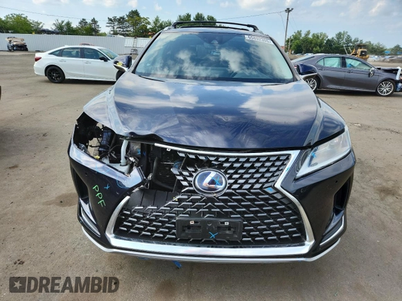 2020 Lexus RX 450h z VIN 2T2HGMDA7LC044429, wystawiony jako Copart lot #65892305 z przebiegiem 102 057 mil mil oraz Szkoda całkowita • Salvage title. Historia ofert i sprzedaży dostępna na DreamBid. Obrazek 5.