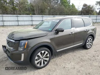 2021 Kia Telluride S with VIN 5XYP64HC1MG190099, listed as a Copart auction lot 51668005 with 60,978 mi miles and Salvage title. Bid and sale history available at DreamBid. Image 1.