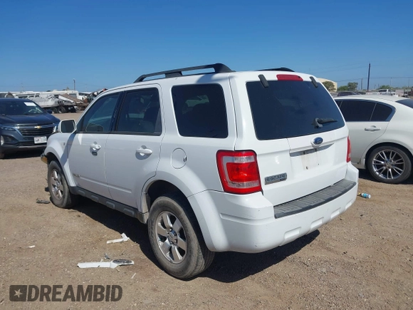 2008 Ford Escape Limited with VIN 1FMCU04108KD76309, listed as a IAAI auction lot 42027151 with 173,583 mi miles and . Bid and sale history available at DreamBid. Image 3.