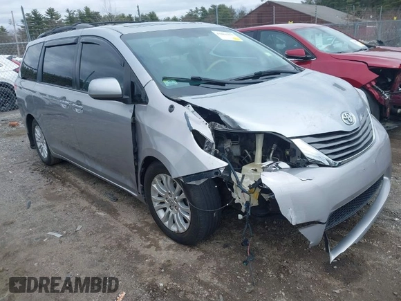 2012 Toyota Sienna XLE AAS with VIN 5TDYK3DC5CS260236, listed as a IAAI auction lot 41861457 with 123,530 mi miles and . Bid and sale history available at DreamBid. Image 1.