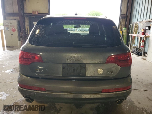 2013 Audi Q7 Premium with VIN WA1CMAFE2DD016753, listed as a Copart auction lot 58068365 with 172,592 mi miles and Clean title. Bid and sale history available at DreamBid. Image 6.