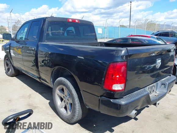 2018 Ram 1500 Tradesman with VIN 1C6RR6FTXJS182966, listed as a IAAI auction lot 41744144 with 60,714 mi miles and . Bid and sale history available at DreamBid. Image 3.
