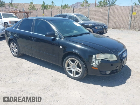 2007 Audi A4 2.0T with VIN WAUDF78E87A011161, listed as a IAAI auction lot 42743384 with 137,773 mi miles and . Bid and sale history available at DreamBid. Image 1.