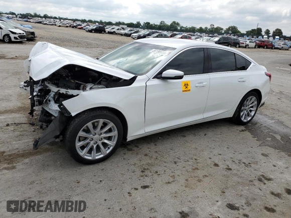 2024 Cadillac CT5 Luxury z VIN 1G6DM5RK9R0107524, wystawiony jako Copart lot #55196684 z przebiegiem 15 746 mil mil oraz Szkoda całkowita • Salvage title. Historia ofert i sprzedaży dostępna na DreamBid. Obrazek 1.