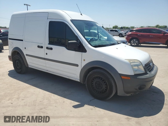 2010 Ford Transit Connect XL with VIN NM0LS7CN2AT024126, listed as a Copart auction lot 52531755 with 166,201 mi miles and Salvage title. Bid and sale history available at DreamBid. Image 4.