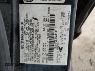 2010 Ford Fusion S with VIN 3FAHP0GA4AR430151, listed as a Copart auction lot 48310275 with 307,746 mi miles and Salvage Title. Bid and sale history available at carsss.com. Image 14.