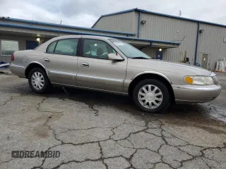 2001 Lincoln Continental with VIN 1LNHM97V41Y633841, listed as a Copart auction lot 86695664 with 166,931 mi miles and Salvage Title. Bid and sale history available at carsss.com. Image 4.