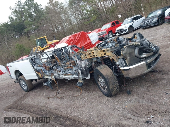 2021 Ford Super Duty F-250 SRW XL with VIN 1FT7W2BT9MED93098, listed as a IAAI auction lot 41006834 with 1 mi miles. Bid and sale history available at carsss.com. Image 12.