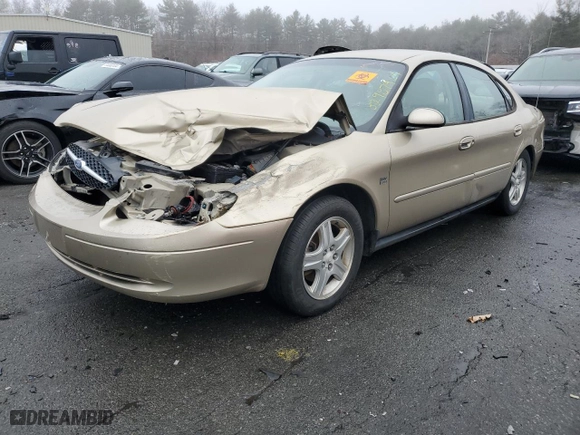 2001 Ford Taurus SEL with VIN 1FAFP56S01G272185, listed as a Copart auction lot 82987924 with 0 mi miles and Salvage Title. Bid and sale history available at carsss.com. Image 1.