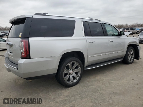 2017 GMC Yukon XL Denali with VIN 1GKS2HKJ8HR222286, listed as a Copart auction lot 46079885 with 84,243 mi miles and Salvage Title. Bid and sale history available at carsss.com. Image 3.