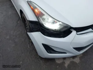 2016 Hyundai Elantra SE with VIN 5NPDH4AE9GH685916, listed as a IAAI auction lot 41551226 with 106,919 mi miles. Bid and sale history available at carsss.com. Image 6.