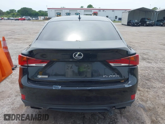 2017 Lexus IS 200t with VIN JTHBA1D24H5047441, listed as a IAAI auction lot 42209495 with 68,873 mi miles and . Bid and sale history available at DreamBid. Image 16.