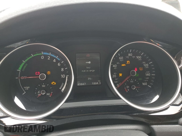 2015 Volkswagen Jetta Sedan Hybrid SEL Premium with VIN 3VW637AJ0FM314252, listed as a Copart auction lot 45937674 with 89,847 mi miles. Bid and sale history available at carsss.com. Image 9.